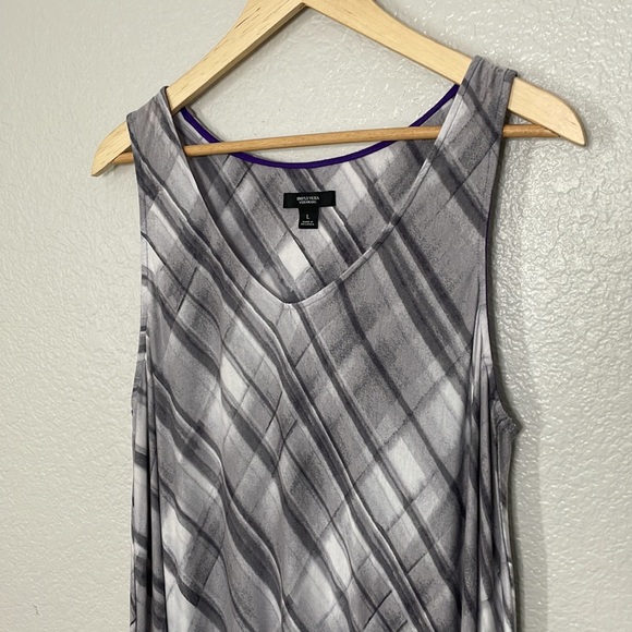 SIMPLY VERA Maxi Dress | Purple and Gray | Large - Picture 3 of 12